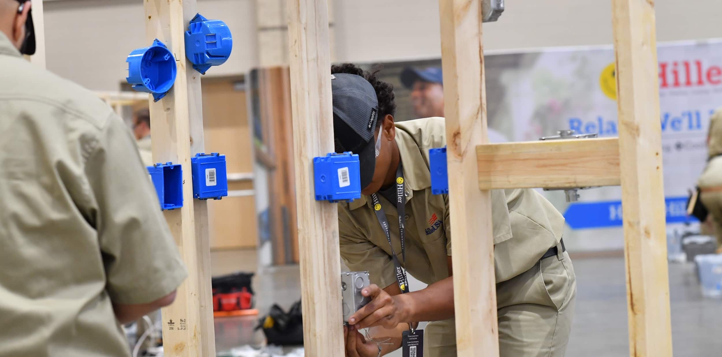 Students in trade school